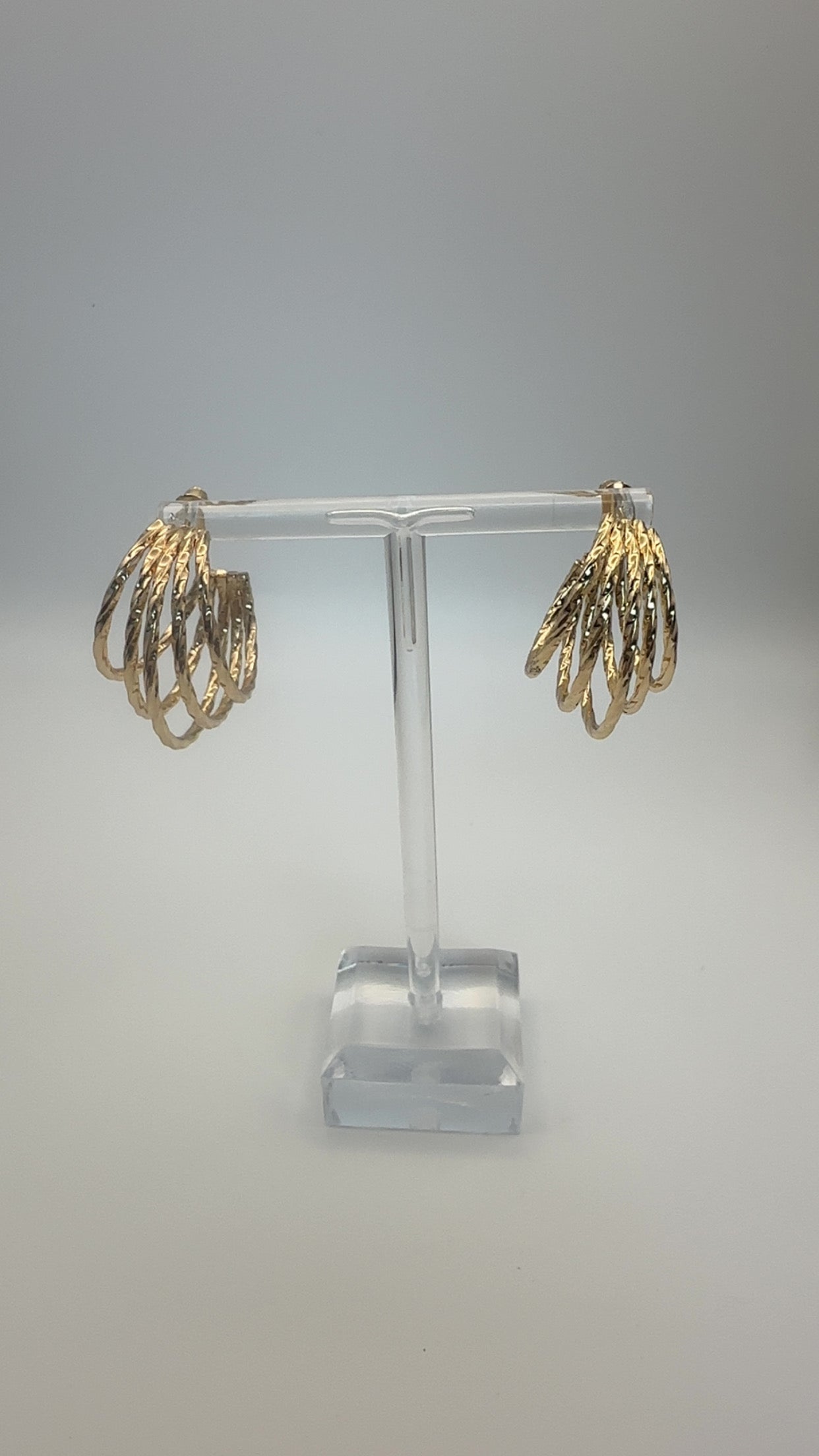 5 loop earrings