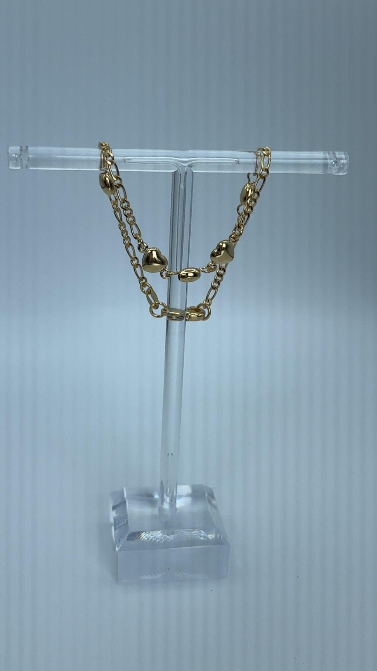 Heart pendant bracelet