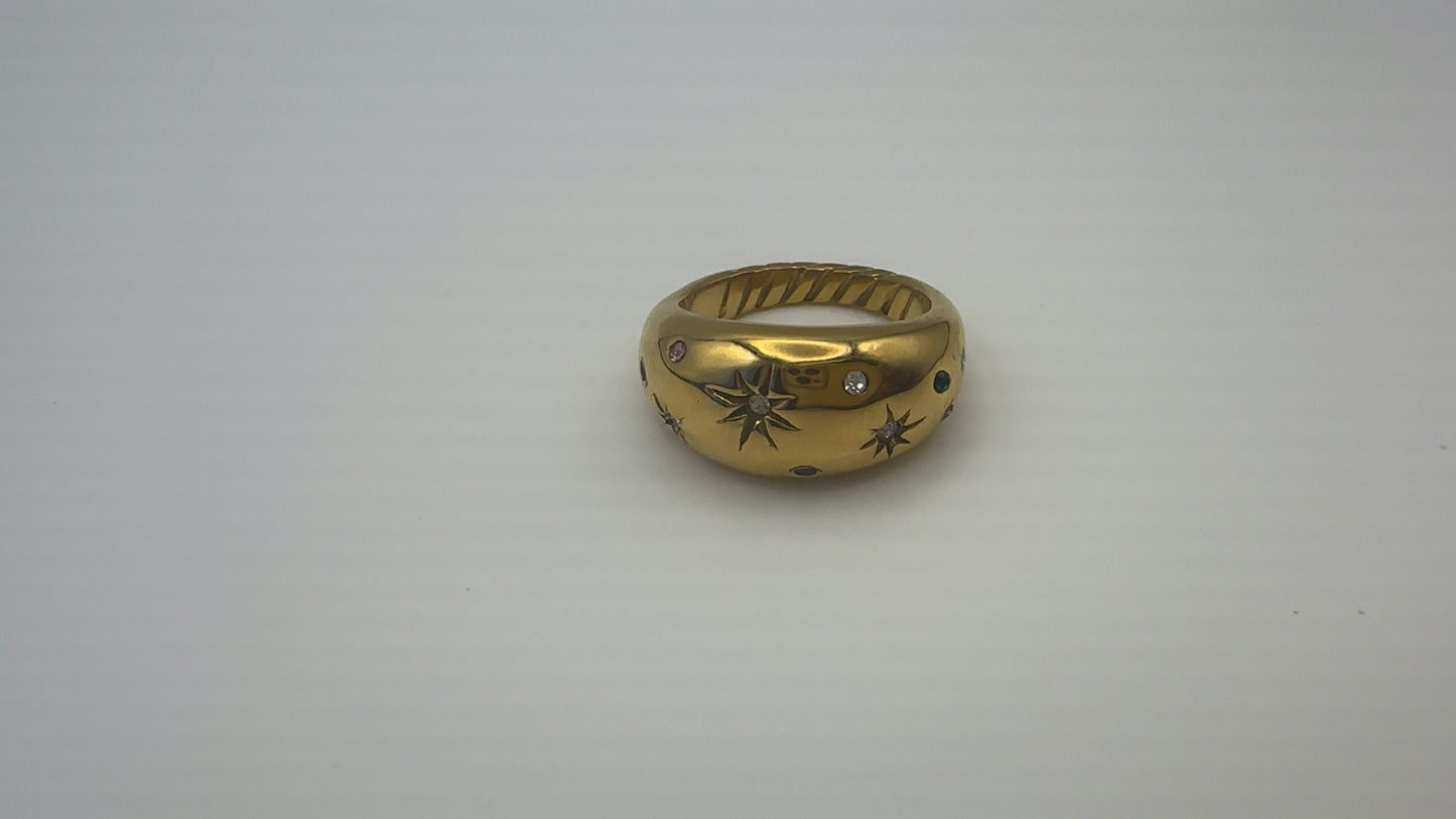 Star imprinted ring