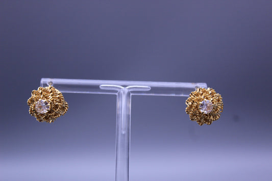 Flower earrings