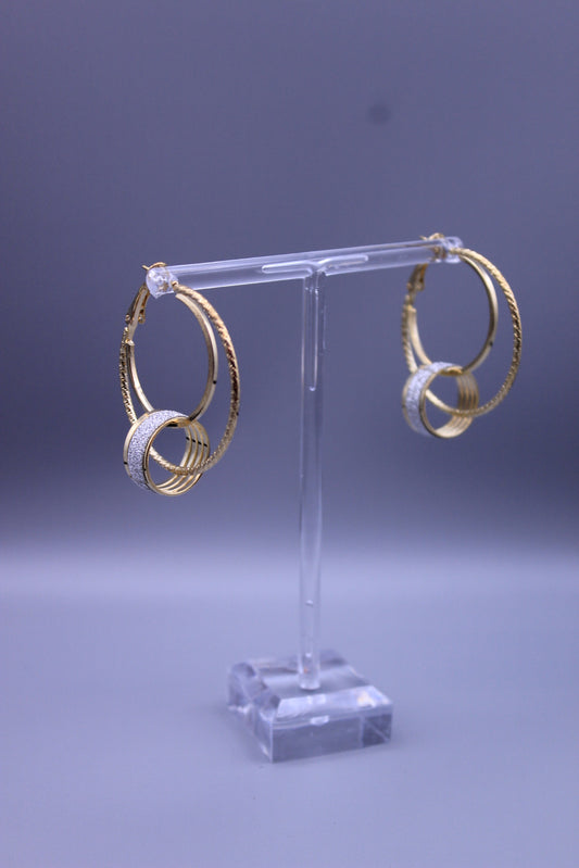 Multi hoop earrings
