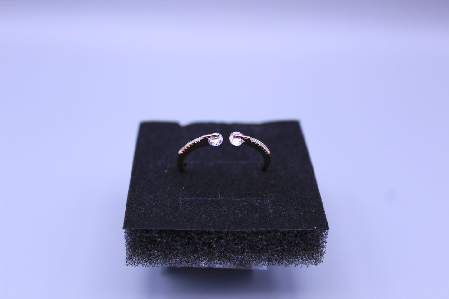 Double cz with space ring